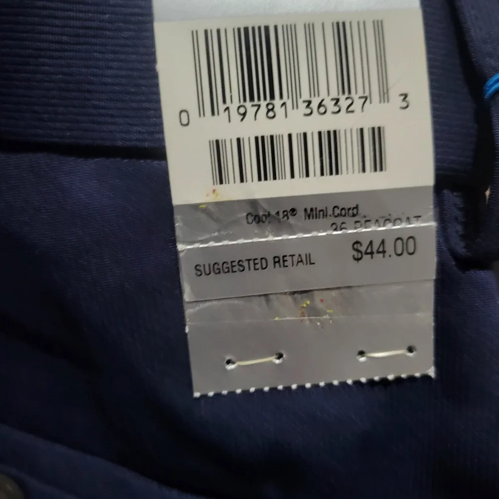 Haggar Performance Cool 18° Oxford Shorts Mens Size 36 Blue Flat Front NWT $44